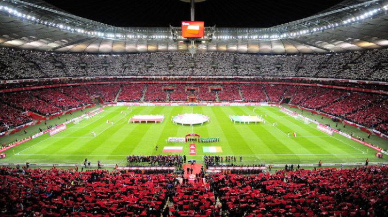 Varšavas Nacionālais stadions. Foto: Norbert Barczyk / Pressfocus