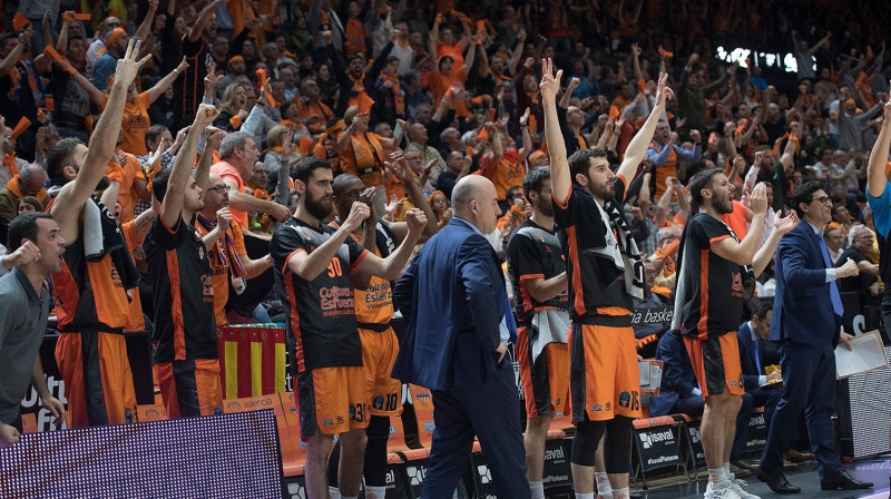 Valensijas "Basket" komanda. Foto: eurocupbasketball.com