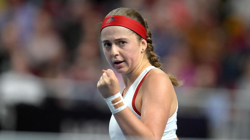 Aļona Ostapenko. Foto: ZUMAPRESS/Scanpix