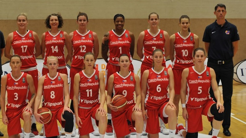 Čehijas basketbolistes. Foto: FIBA