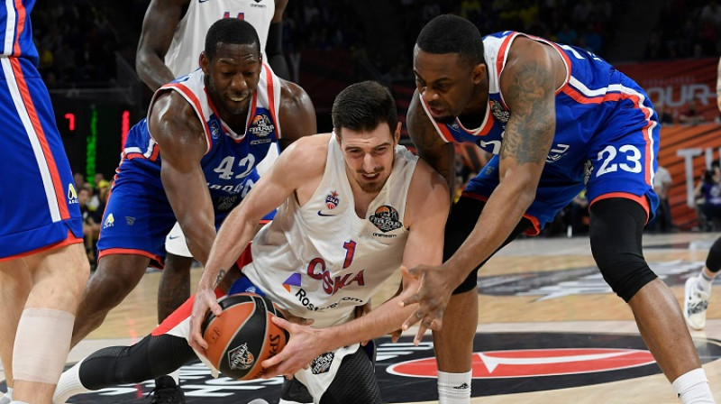 Nando De Kolo un Maskavas CSKA: astotais Eirolīgas tituls kluba vēsturē. Foto: AFP/Scanpix