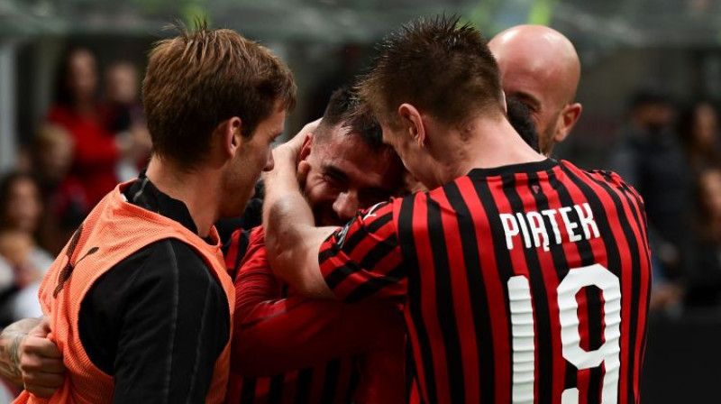 "Milan" futbolisti. Foto: AFP/Scanpix