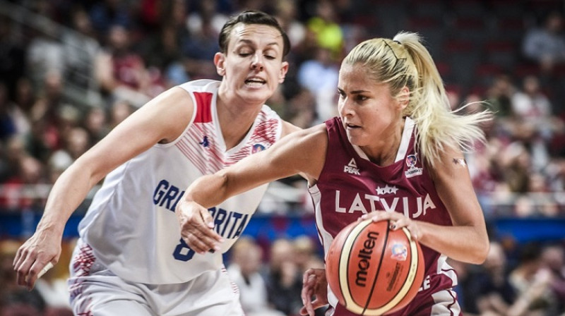 Elīna Dikeulaku. Foto: FIBA