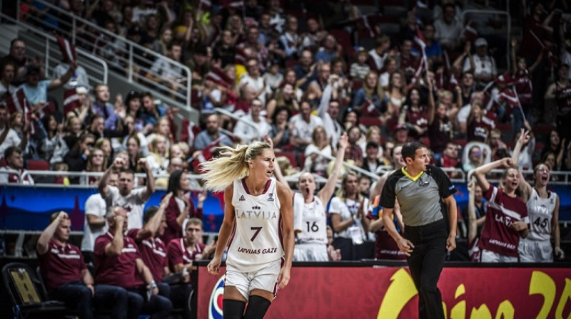 Elīna Dikeulaku. Foto: FIBA