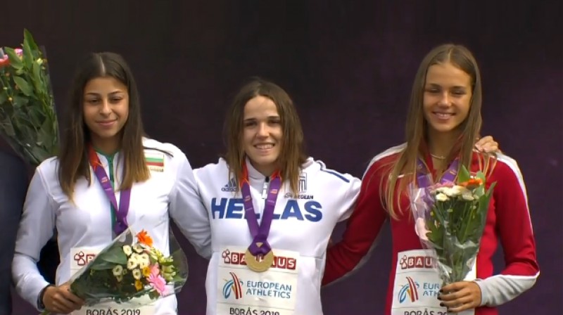 Aleksandra Načeva (Bulgārija), Spiridula Karidi (Grieķija), Rūta Lasmane (Latvija). Foto: eurovisionsports.tv