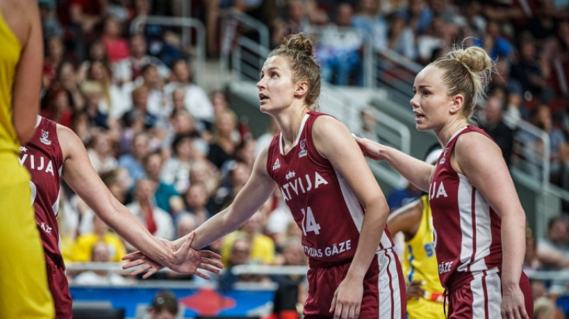 Luīze Šepte: 100 spēles jaunatnes izlasēs. Foto: FIBA