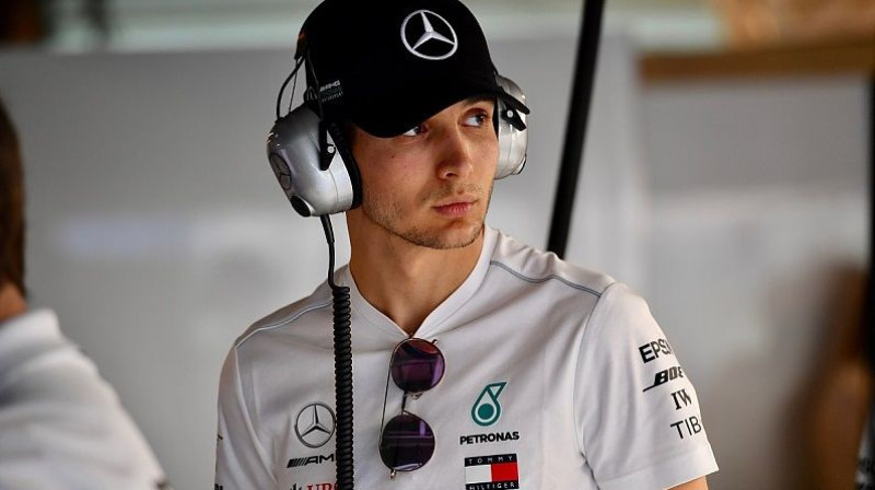 Estebans Okons. Foto: Mercedes F1