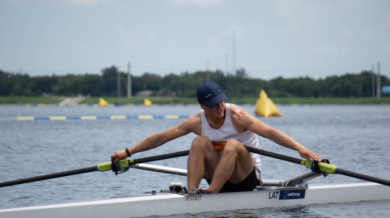 Ģirts Sokolovs. Foto: World Rowing