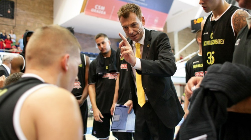 Gašpers Okorns vada "Falco" komandu. Foto: FIBA