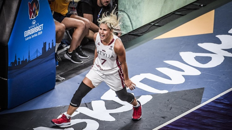 Elīna Dikeulaku. Foto: FIBA