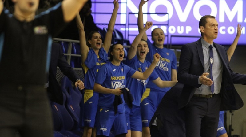 Gundars Vētra un "Arka Gdynia": 3-3 Eirolīgas B grupā. Foto: FIBA