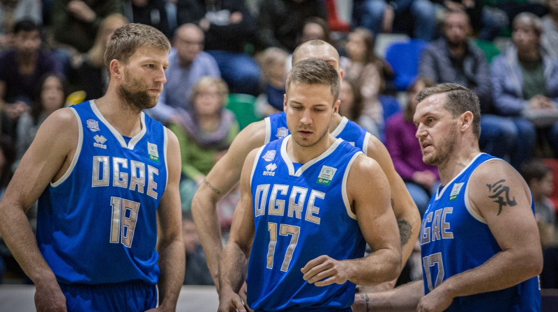 BK "Ogres" basketbolisti. Foto: BK Ogre