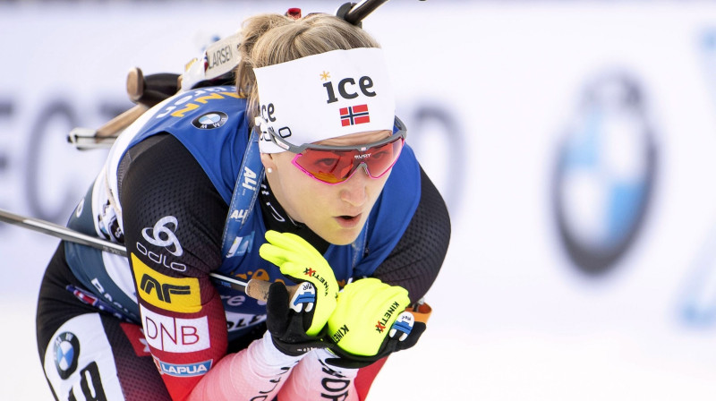 Marte Olsbu-Reiselanna. Foto: EPA/Scanpix