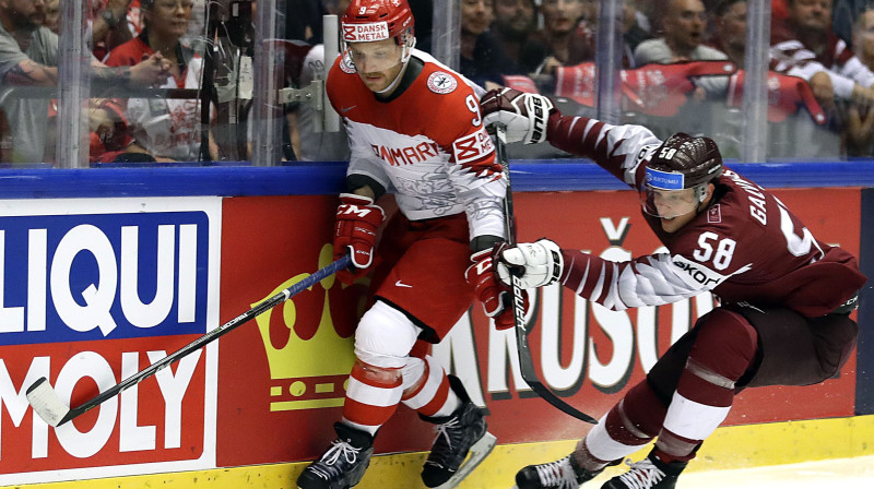 Frederiks Storms un Guntis Galviņš. Foto: Reuters/Scanpix