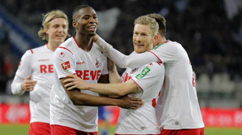 "Koln" spēlētāji. Foto: imago images/Mika Volkmann/Scanpix