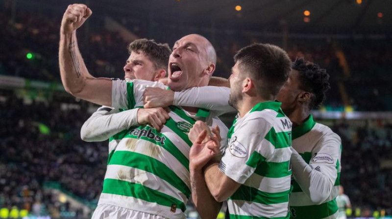 Glazgovas "Celtic" futbolisti. Foto: PA/Scanpix