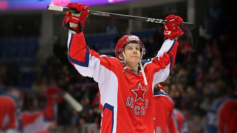 Pāvels Karnauhovs. Foto: cska-hockey.ru