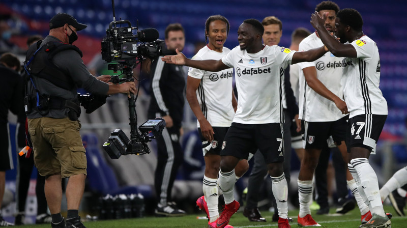 Londonas "Fulham" futbolisti. Foto: Nick Potts/PA Wire/PA Images/Scanpix