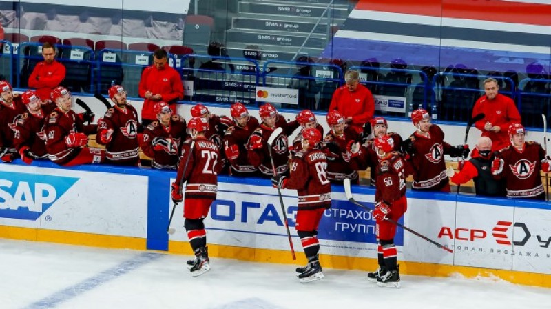 Jekaterinburgas "Avtomobilist" pārbaudes turnīrā Magņitogorskā. Foto: metallurg.ru