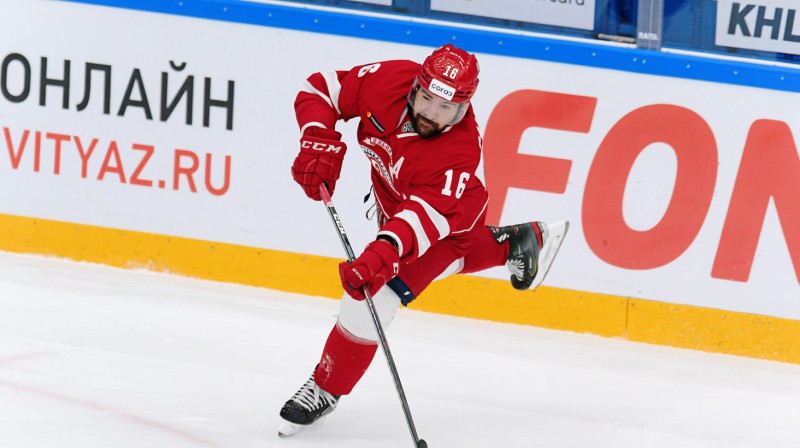 Kaspars Daugaviņš. Foto: HC Vityaz