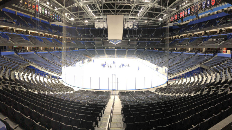 Tampabejas "Lightning" mājas halle - "Amalie Arena". Foto: Zumapress.com/Scanpix