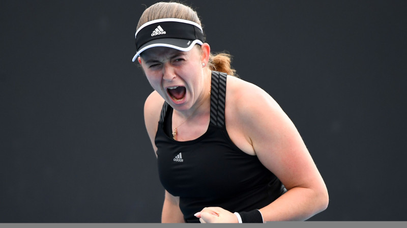 Aļona Ostapenko. Foto: AFP/Scanpix