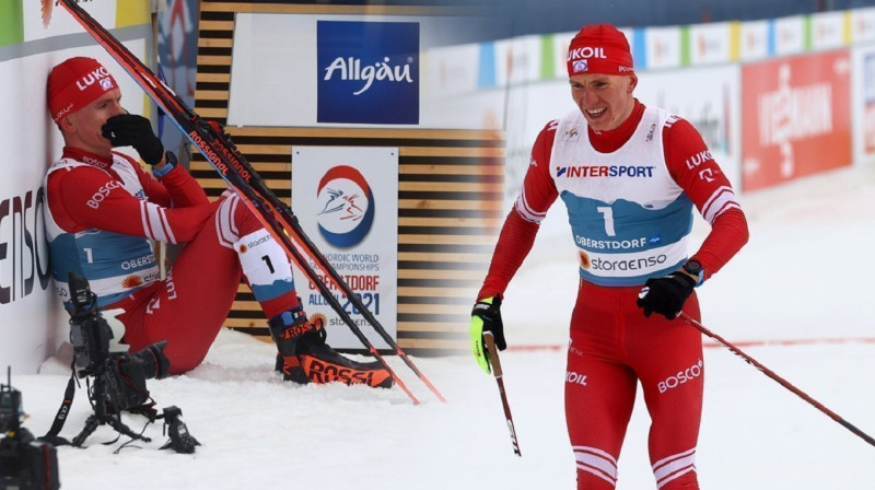 A.Boļšunovs pēc finiša. Foto:Reuters.