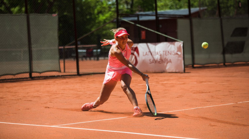 Daniela Vismane. Foto: Liepājas Tenisa sporta skola