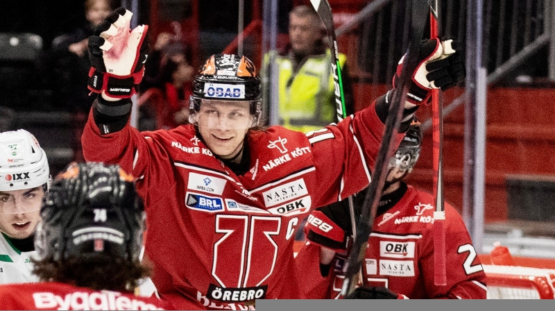 Rodrigo Ābols. Foto: Örebro Hockey