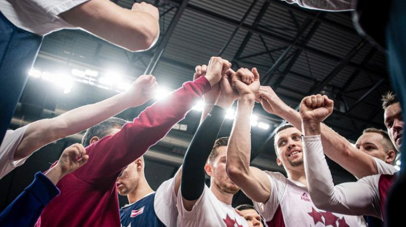 Latvijas basketbola izlase. Foto: basket.lv