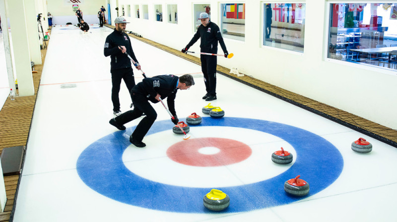 No kreisās: Sandris Buholcs, Jānis Klīve, Arnis Veidemanis
Komanda CC Rīga/Trukšāns
Foto: Ansis Ventiņš