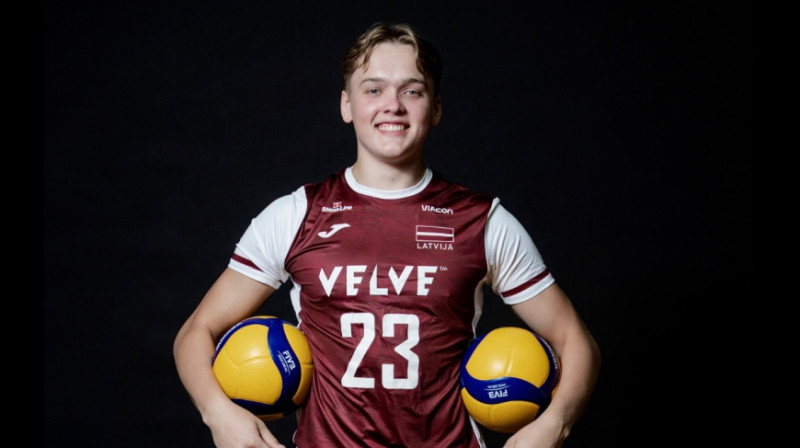 Miks Ramanis. Foto: Latvijas Volejbola federācija