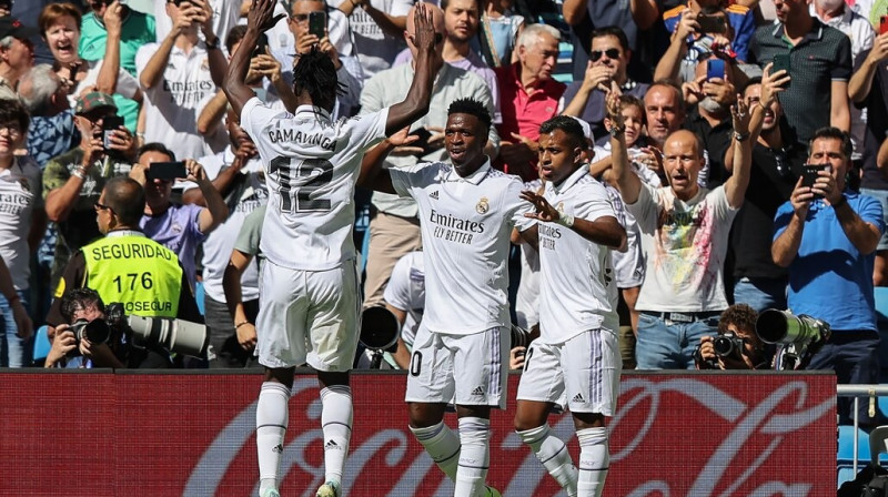 Madrides "Real" futbolisti. Foto: AFP/Scanpix