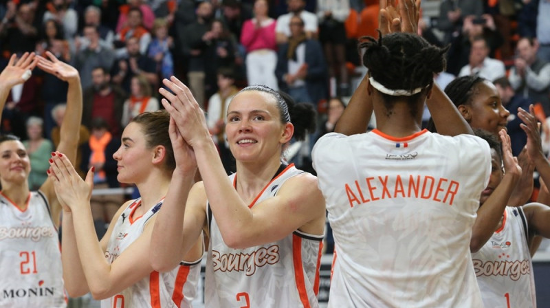 Anete Šteinberga 2023. gada 17. martā. Foto: Bourges Basket