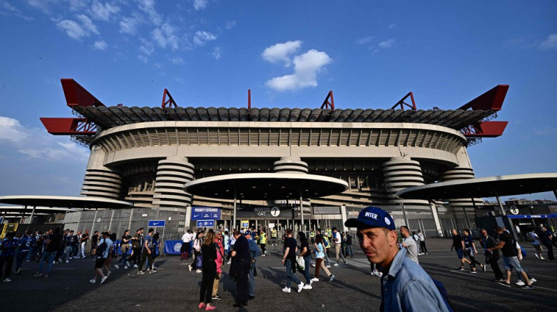 Leģendārais Milānas ''San Siro'' stadions. Foto: AFP/Scanpix
