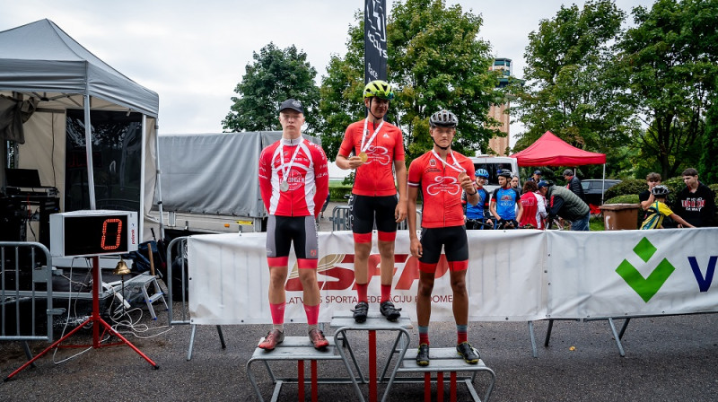 Pirmais trijnieks U14 puišiem. Foto: Māris Vancevičs.