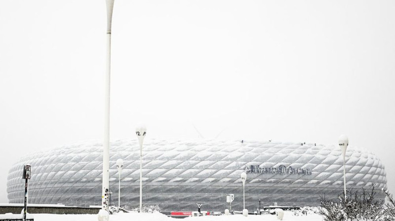 Minhenes ''Bayern'' stadions 2. decembrī. Foto: AFP/Scanpix