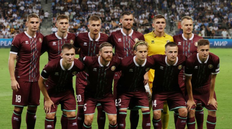 Baltkrievijas futbola izlase. Foto: Reuters/Scanpix