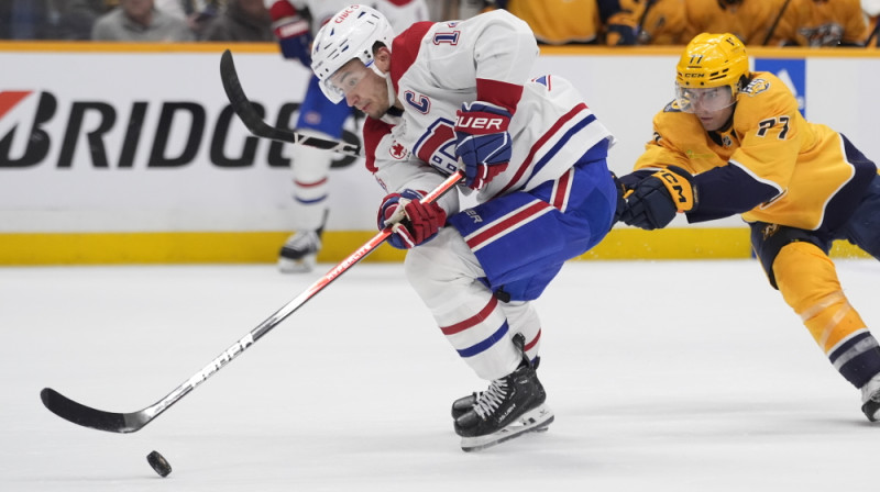 "Canadiens" kapteinis Niks Suzuki. Foto: AP/Scanpix