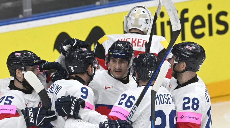 Lielbritānijas hokeja izlase. Foto: AFP/Scanpix