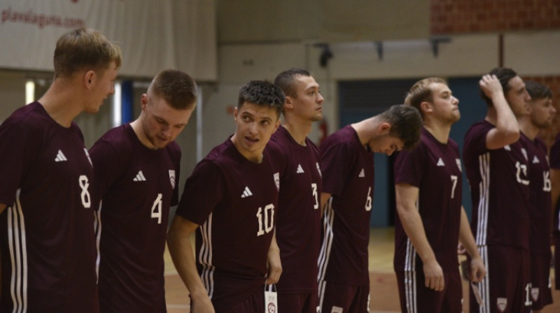 Latvijas izlases telpu futbolisti. Foto: Futsal Week