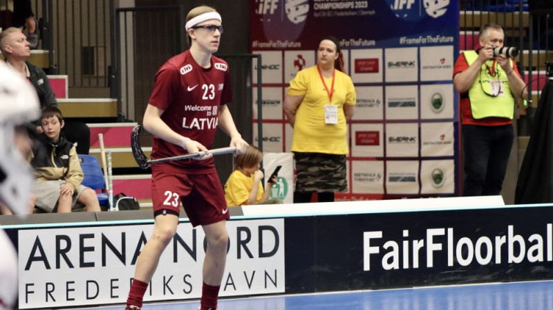 Kārlis Stukāns, foto: IFF Floorball