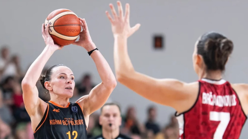 Anete Šteinberga 2024. gada 29. oktobrī. Foto: EuroLeague Women