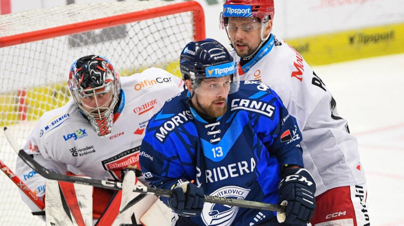 Rihards Bukarts. Foto: Petr Kotala/HC Vítkovice Ridera