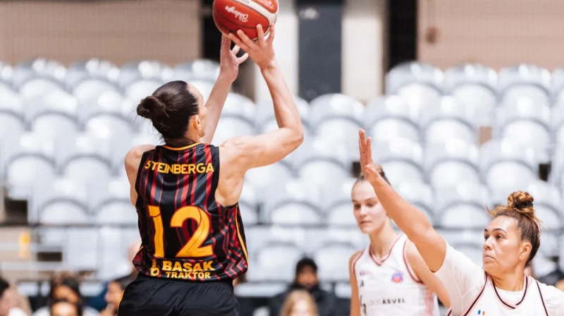 Anete Šteinberga 2025. gada 15. janvārī. Foto: EuroCup Women