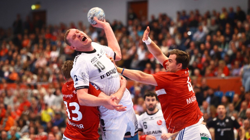 Dainis Krištopāns Hamburgas handbolistu skavās. Foto: Imago Images/Scanpix