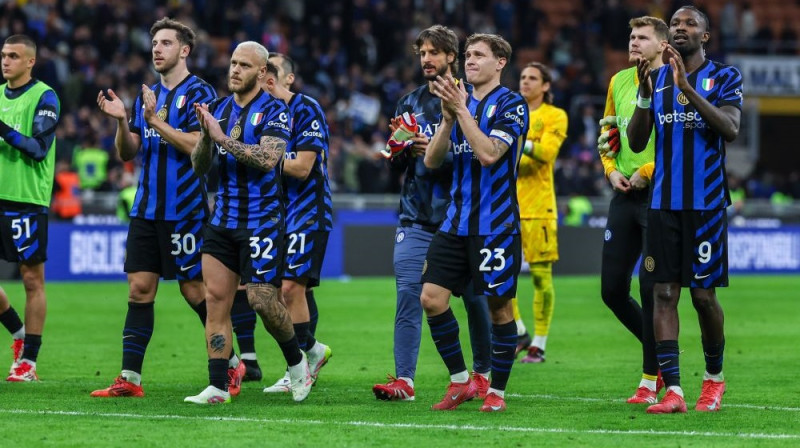 Milānas "Inter" futbolisti Foto: ZP/Scanpix