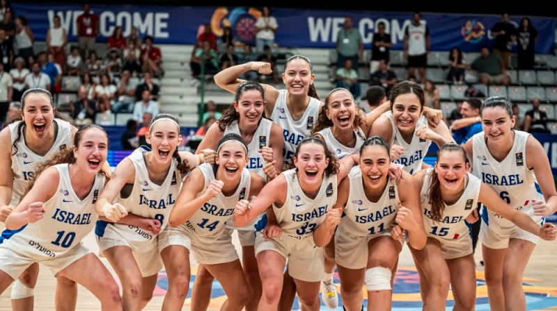 Izraēlas juniores: ceturtā vieta 2024. gada Eiropas U18 čempionātā. Foto: FIBA