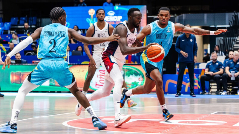 ASV pret Bahamām Amerikas kausa izcīņā Nikaragvā. Foto: FIBA