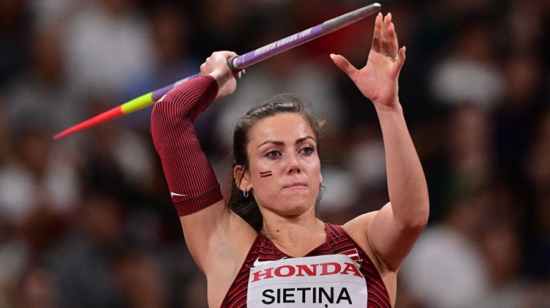Anete Sietiņa. Foto: AFP/Scanpix